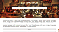 Desktop Screenshot of hristiyanforum.com